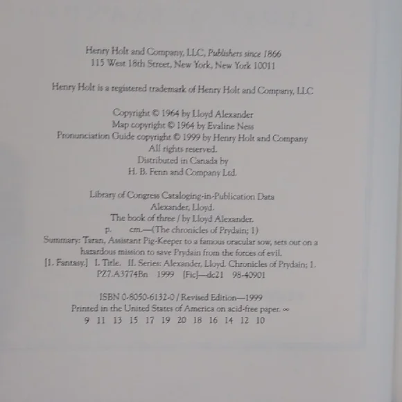 The Book of Three by Lloyd Alexander - Picture 9 of 12